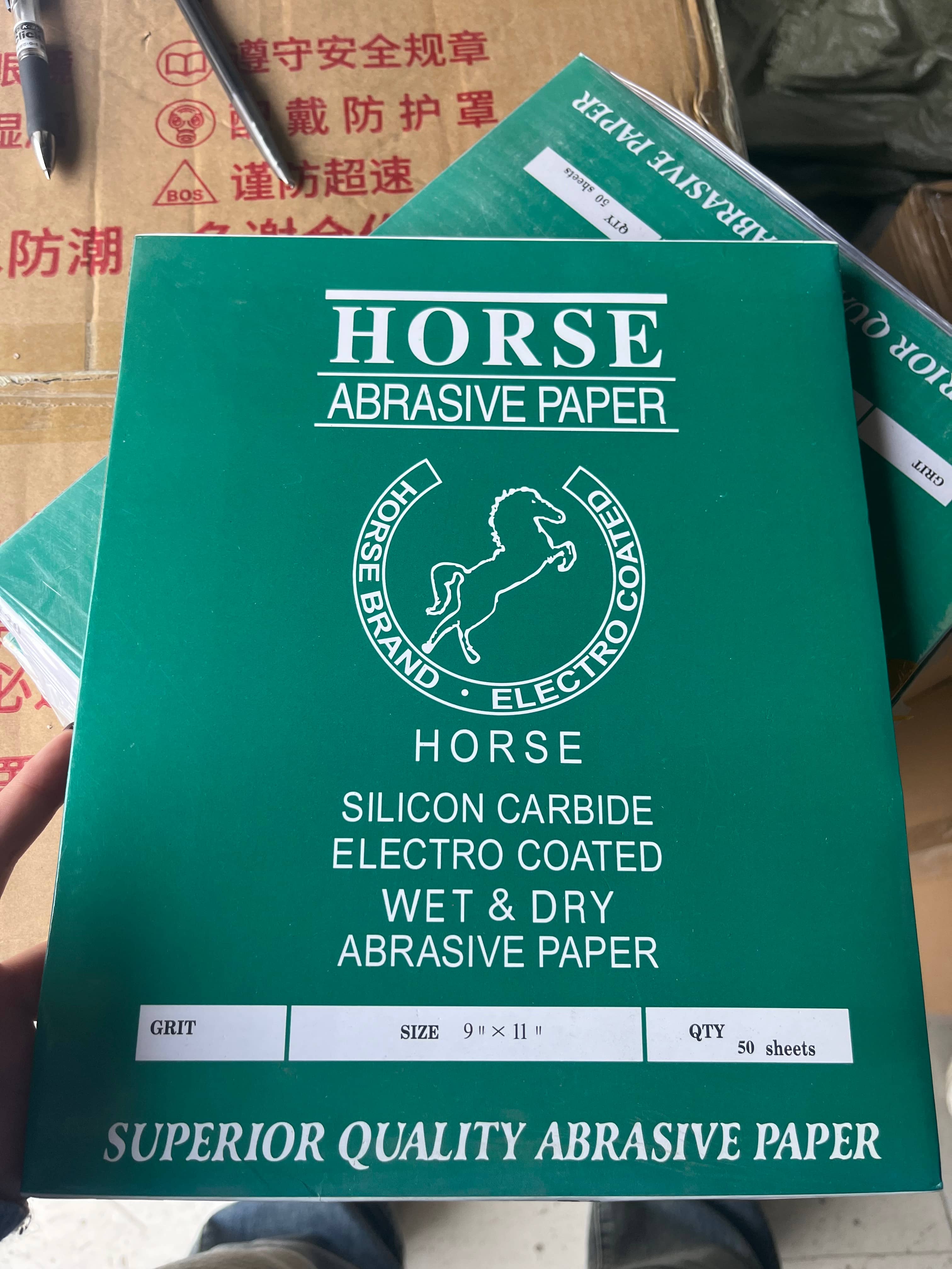 Sandpaper Sheet HORSE BRAND