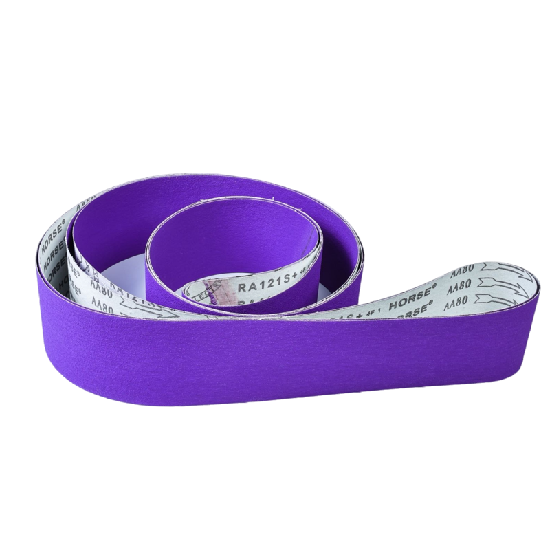 Custom Size Purple Ceramic Sanding Belt