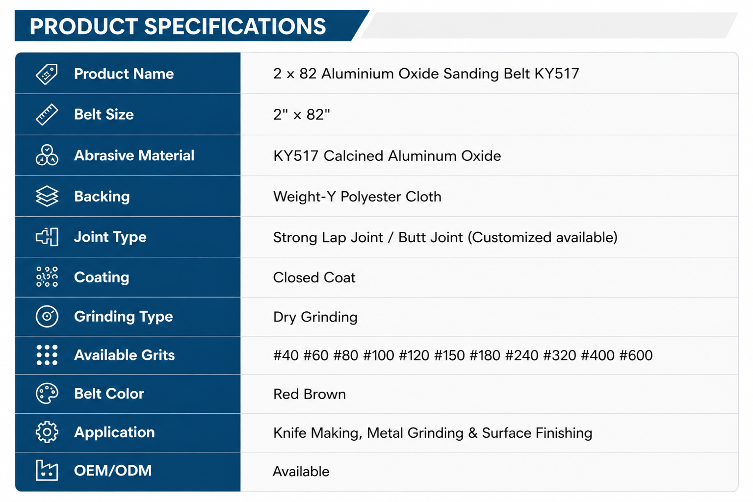 Sanding Belt 