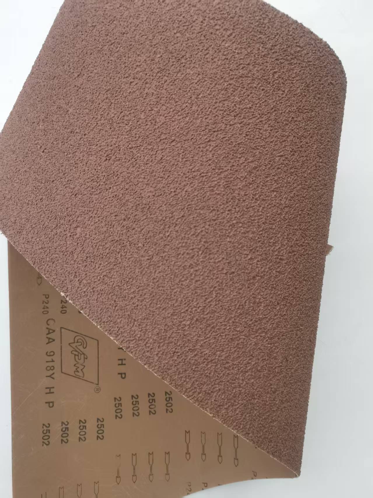 High quality accumulated alumina abrasive grain texture of CVPM RAA918Y sand belt High quality accumulated alumina abrasive grain texture of CVPM RAA918Y sand belt
