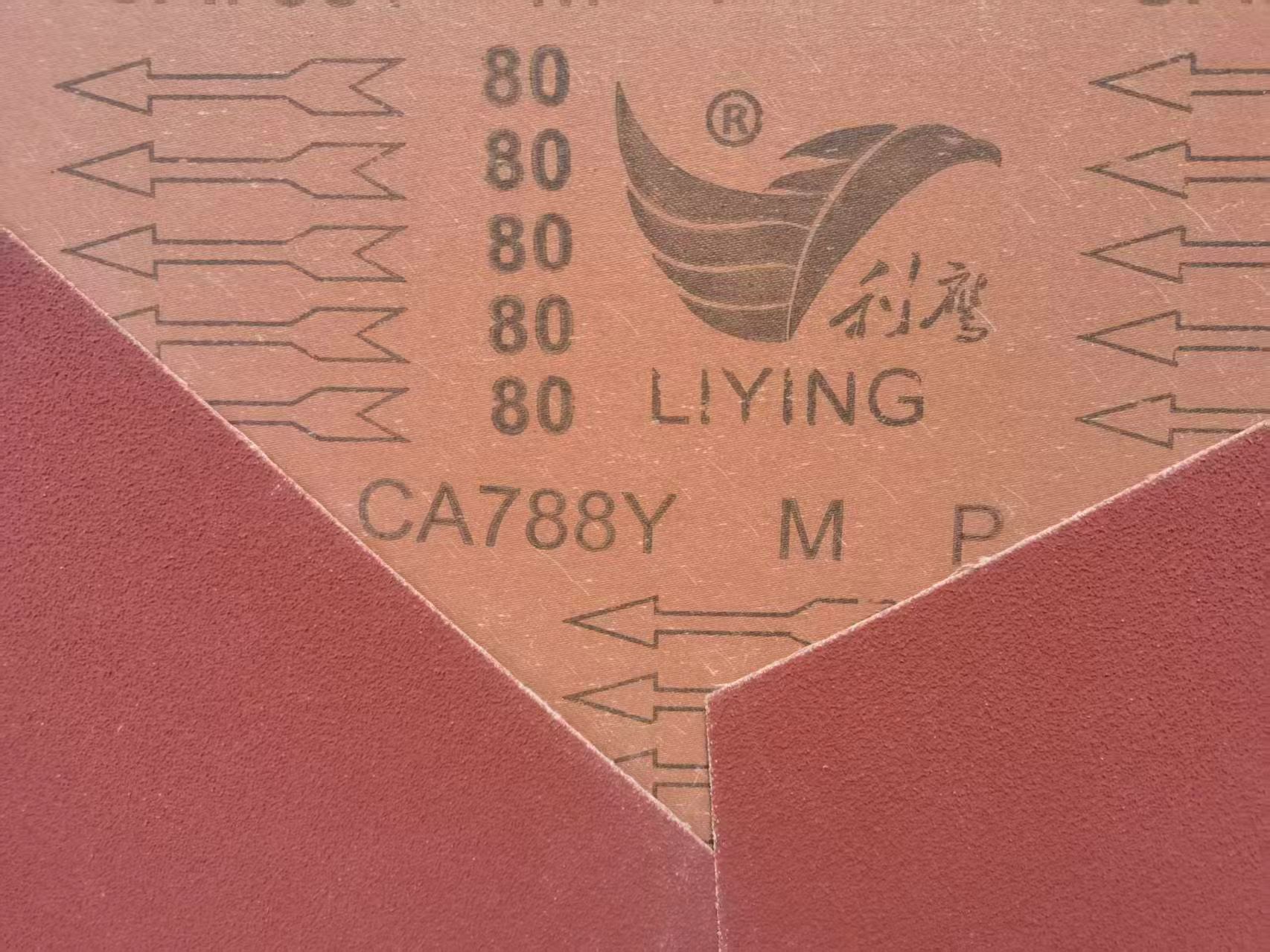 LIYING CA788Y ceramic abrasive belt , medium low pressure rough grinding for metal weld, food chemical machinery, automated manipulator polishing LIYING CA788Y ceramic abrasive belt , medium low pressure rough grinding for metal weld, food chemical machinery, automated manipulator polishing