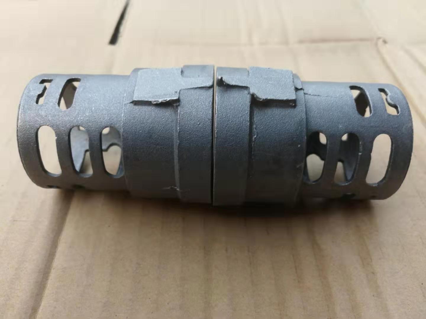 Metal parts sanding before vs after, smooth surface finish