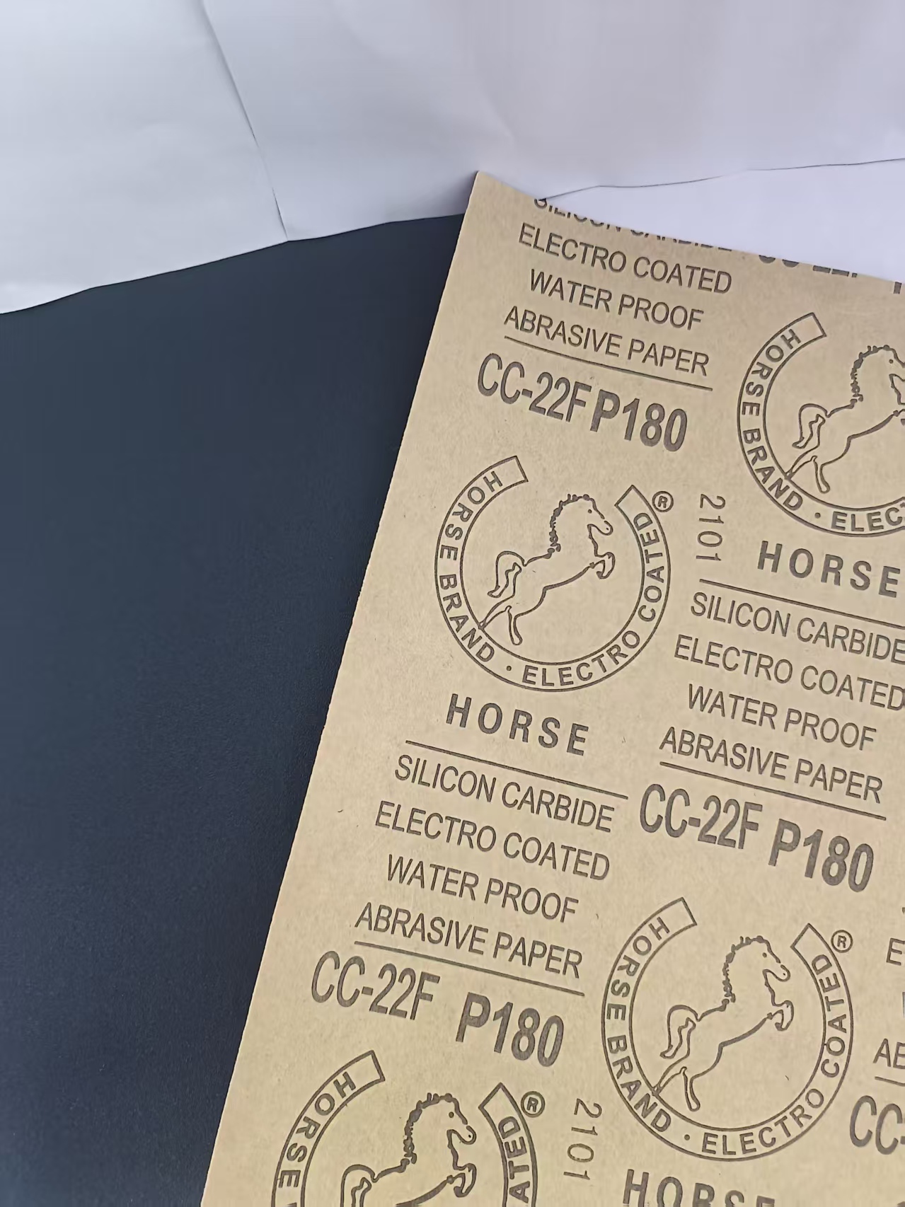 HORSE CC‑22F Black Silicon Carbide Waterproof Sandpaper HORSE CC‑22F Black Silicon Carbide Waterproof Sandpaper